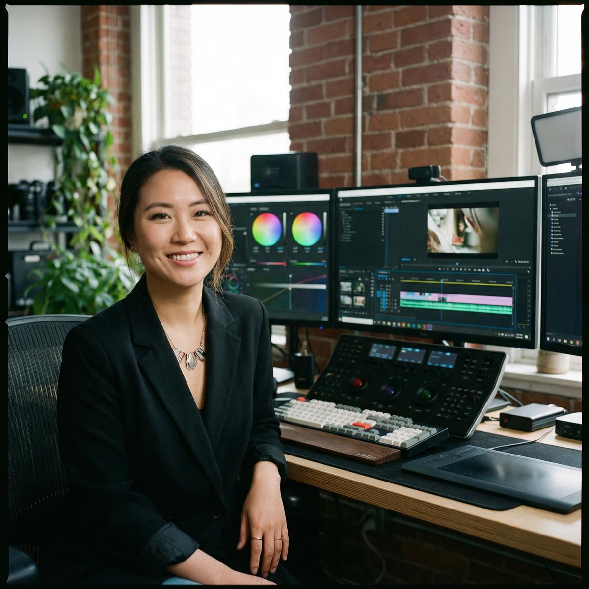 国产视频剪辑师李婷